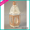 Classic metal candle stand moroccan metal hanging lantern stand